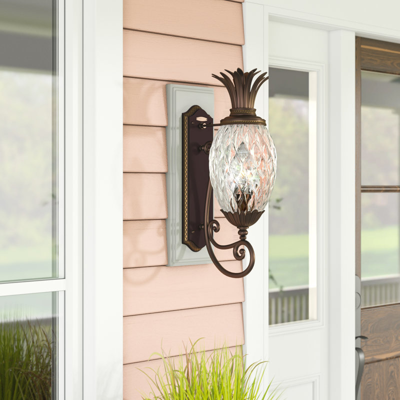 pineapple wall lantern